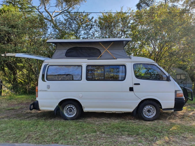 Van - with top popped